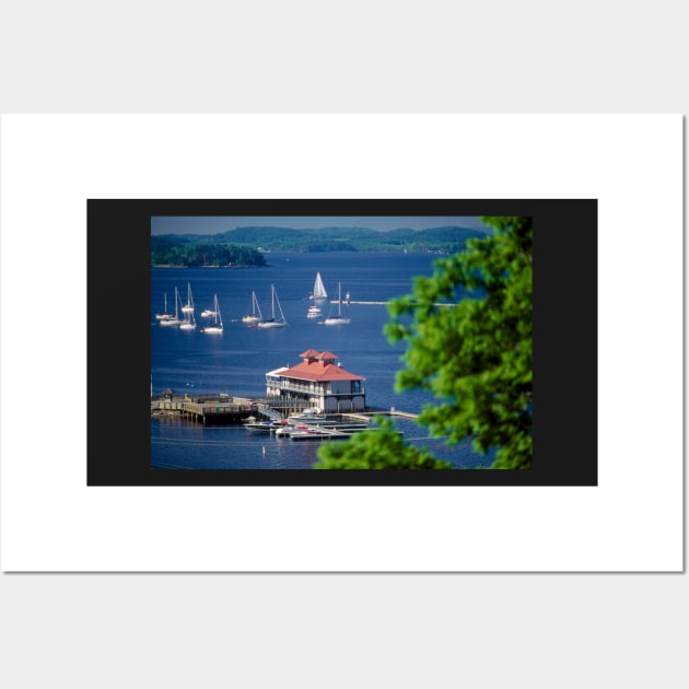 Burlington Vermont and Lake Champlain. Wall Art by robophoto